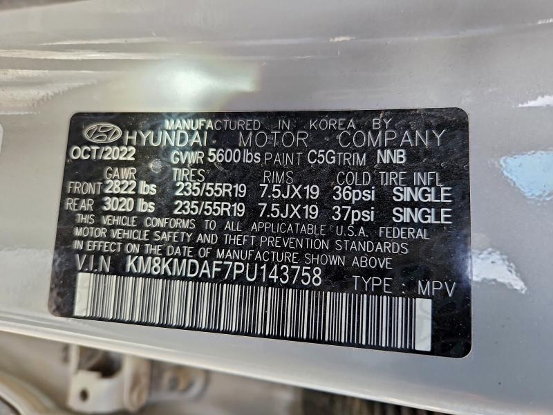 HYUNDAI IONIQ 2023 VIN KM8KMDAF7PU143758