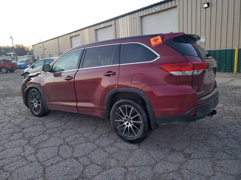 TOYOTA HIGHLANDER 2017 VIN 5TDJZRFH2HS449135