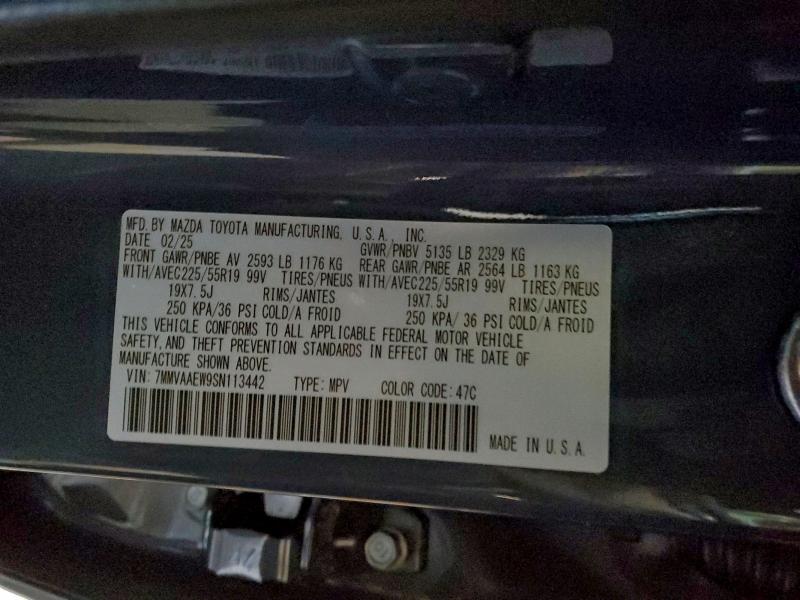 MAZDA CX-50 2025 VIN 7MMVAAEW9SN113442