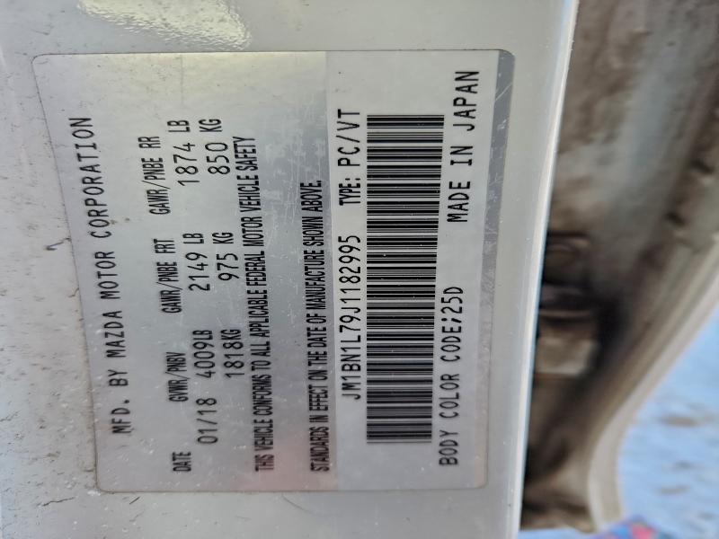 MAZDA 3 2018 VIN JM1BN1L79J1182995