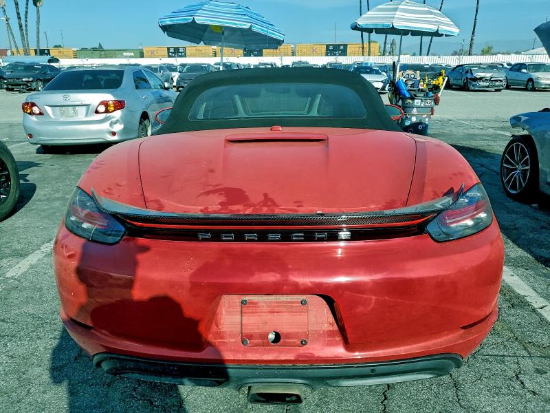 PORSCHE BOXSTER 2021 VIN WP0CA2A82MS210653