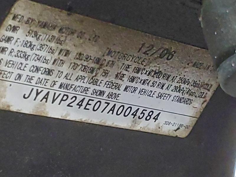 YAMAHA XVS1300 A 2007