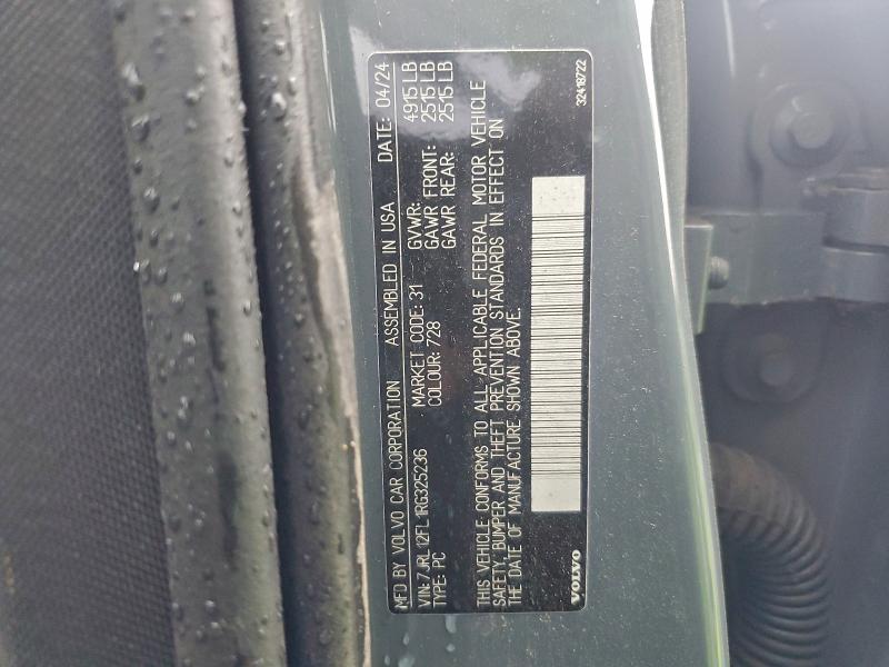 VOLVO S60 PLUS 2024 VIN 7JRL12FL1RG325236