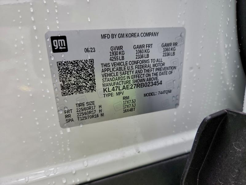 BUICK ENVISTA PR 2024 VIN KL47LAE27RB023454