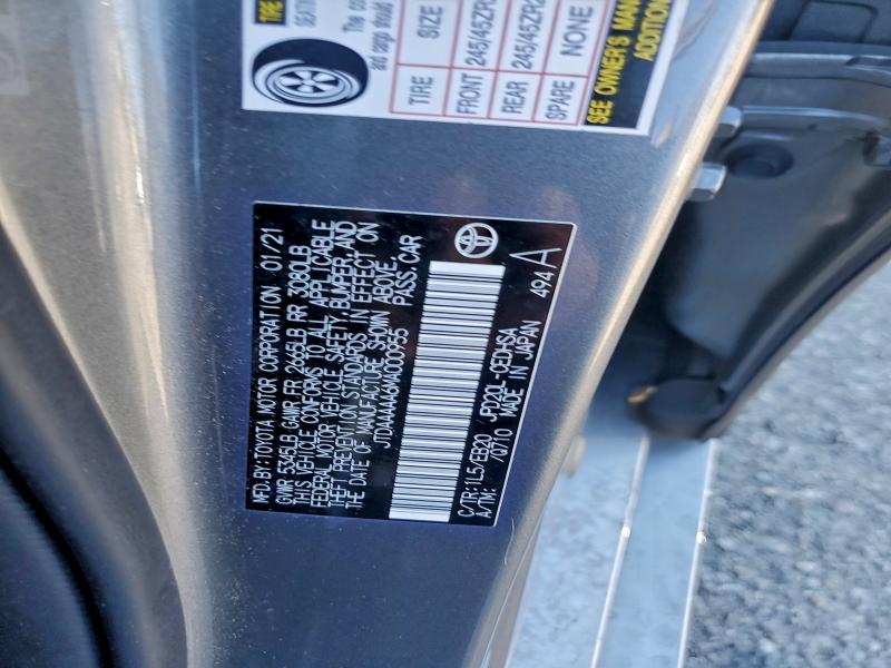 TOYOTA MIRAI 2021 VIN JTDAAAAA6MA000955