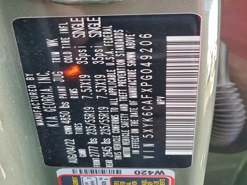 KIA SPORTAGE X 2023 VIN 5XYK6CAFXPG049206