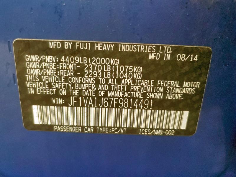 Фото 12 - SUBARU WRX