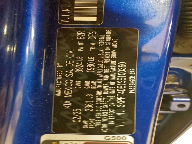 KIA K4 LX 2025 VIN 3KPFT4DE1SE100360