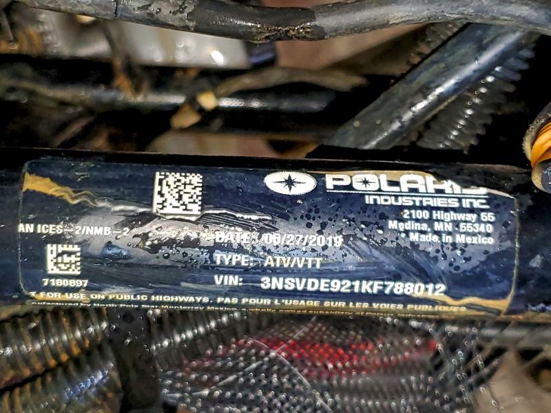 POLARIS SIDEBYSIDE 2019