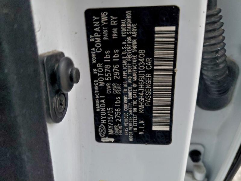 HYUNDAI EQUUS 2016 VIN KMHGH4JH6GU103408