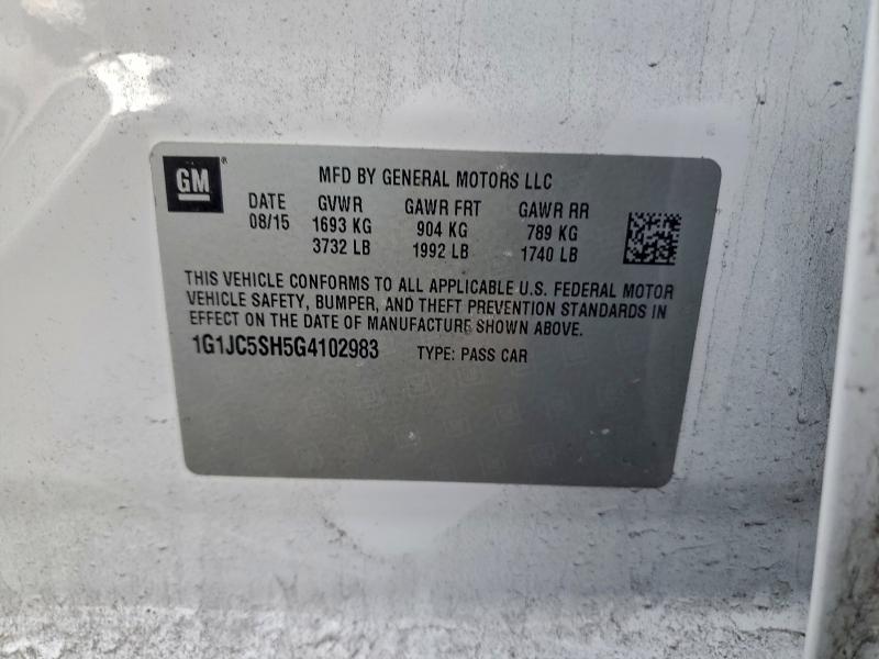 Фото 14 - CHEVROLET SONIC