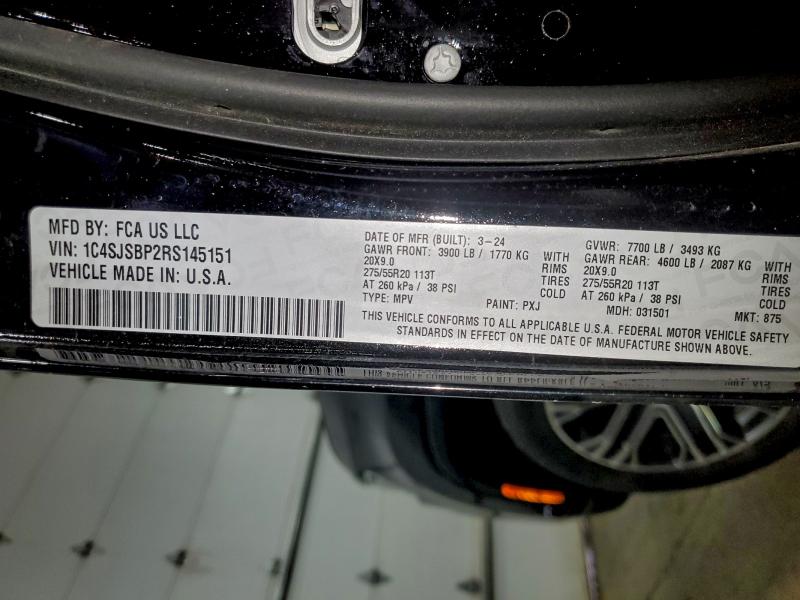 JEEP WAGONEER 2024 VIN 1C4SJSBP2RS145151