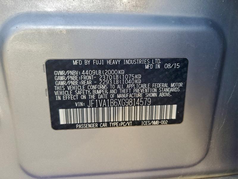 Фото 12 - SUBARU WRX