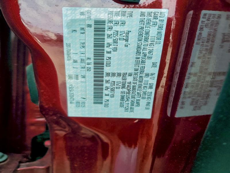 FORD CMAX 2017 VIN 1FADP5EU5HL111293