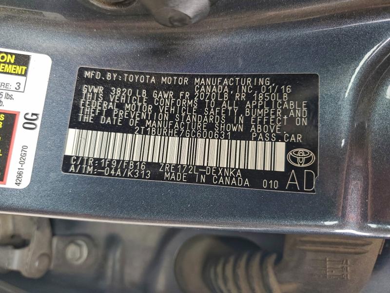 Фото 12 - TOYOTA COROLLA