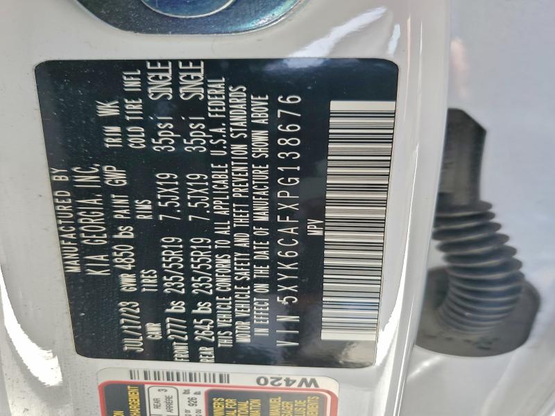 KIA SPORTAGE X 2023 VIN 5XYK6CAFXPG138676