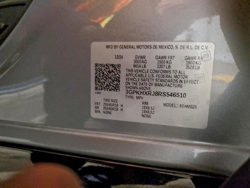 HONDA PROLOGUE T 2024 VIN 3GPKHXRJ8RS546510