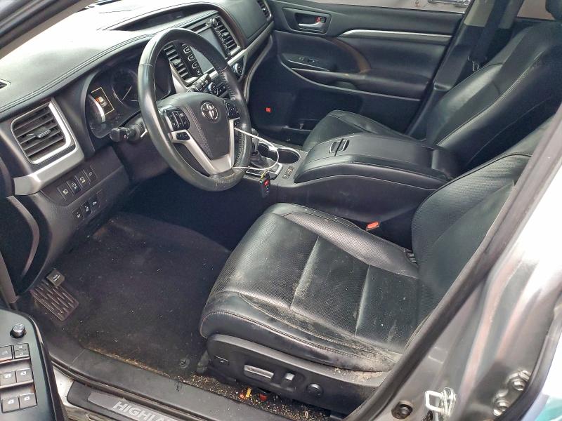 TOYOTA HIGHLANDER 2017 VIN 5TDDZRFH6HS376607