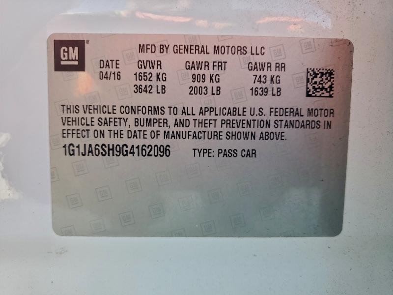 Фото 12 - CHEVROLET SONIC