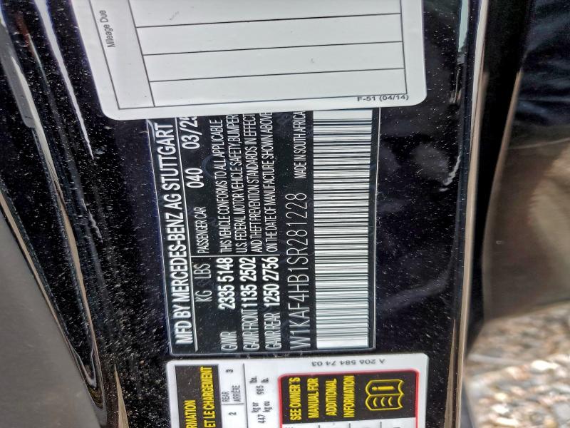 MERCEDES-BENZ C-CLASS 2025 VIN W1KAF4HB1SR281228