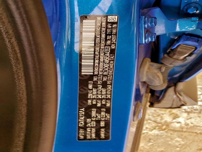 DODGE HORNET GT 2024 VIN ZACNDFAN5R3A43531