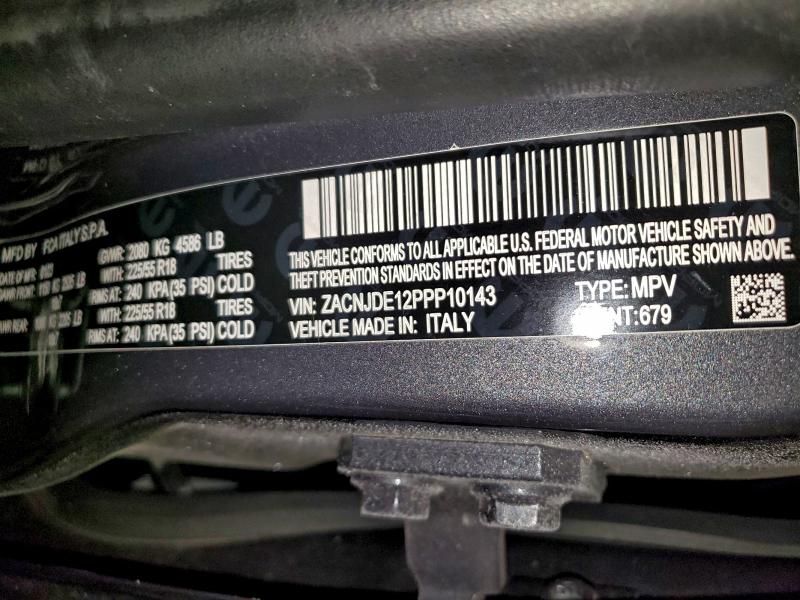 JEEP RENEGADE A 2023 VIN ZACNJDE12PPP10143