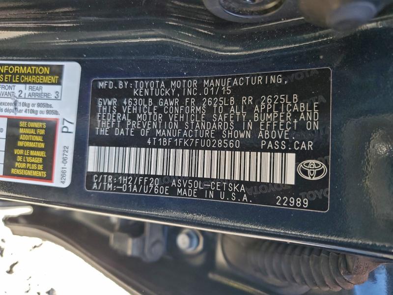 Фото 13 - TOYOTA CAMRY