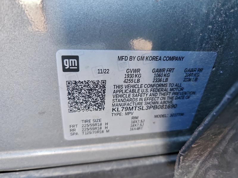 CHEVROLET TRAILBLZR 2023 VIN KL79MTSL3PB081690