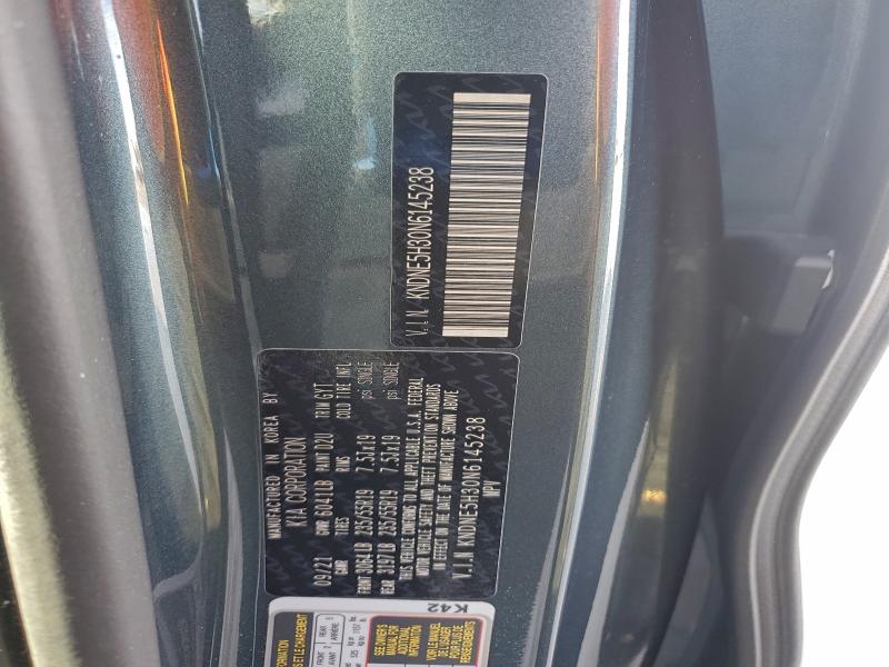 KIA CARNIVAL S 2022 VIN KNDNE5H30N6145238