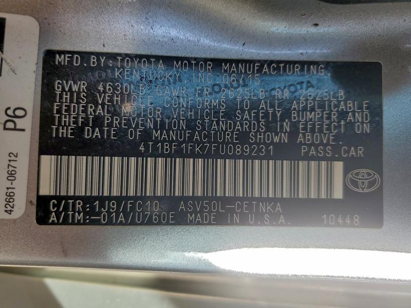 Фото 12 - TOYOTA CAMRY