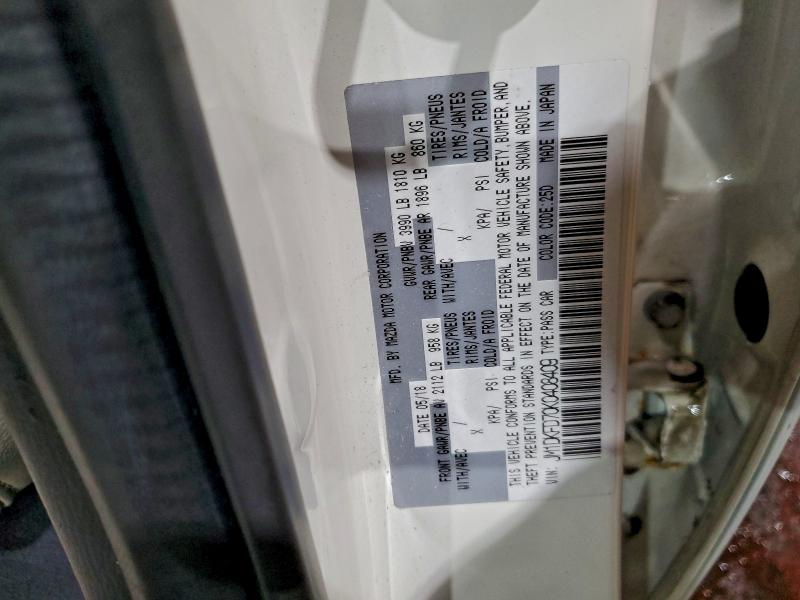 MAZDA CX-3 2019 VIN JM1DKFD70K0408409