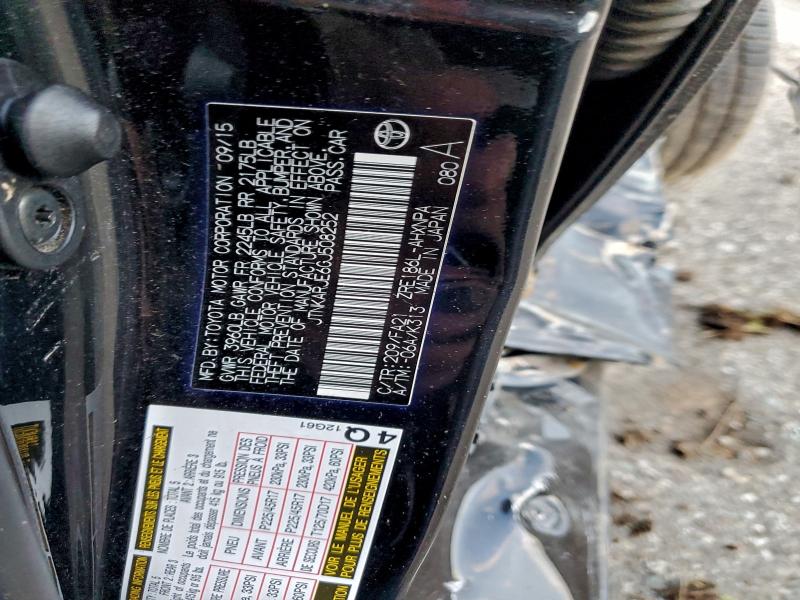 TOYOTA SCION 2016 VIN JTNKARJE6GJ508252