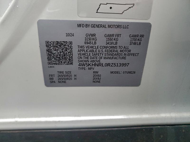 ACURA ZDX A-SPEC 2024 VIN 4W5KHNRL0RZ513997