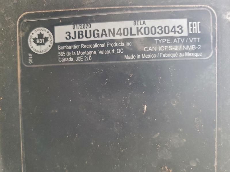 CAN-AM DEFENDER H 2020