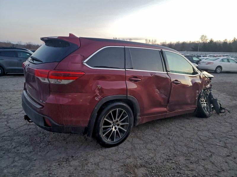 TOYOTA HIGHLANDER 2017 VIN 5TDJZRFH2HS449135