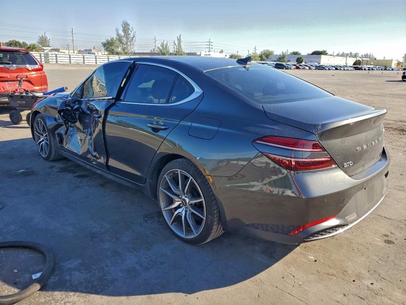 GENESIS G70 BASE 2022 VIN KMTG34TA8NU101211