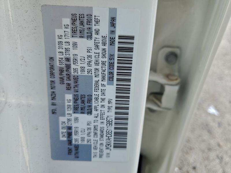 MAZDA CX-90 2025 VIN JM3KKAHD8S1198671