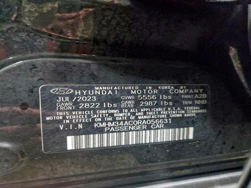 HYUNDAI IONIQ 6 SE 2024 VIN KMHM34AC0RA056631