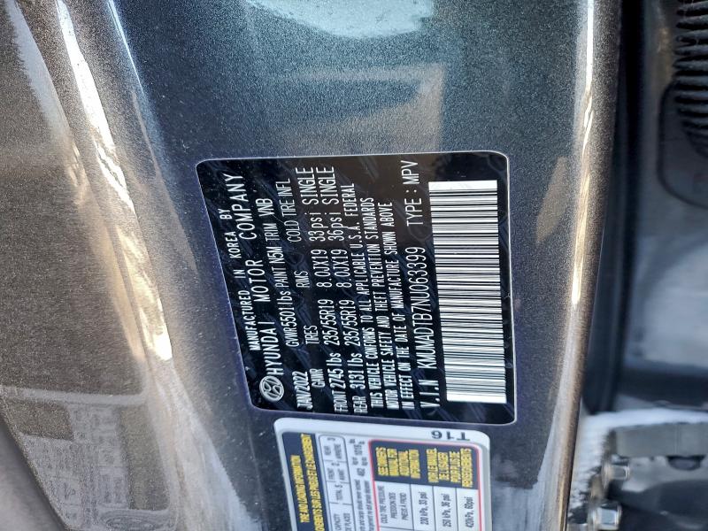 GENESIS GV70 BASE 2022 VIN KMUMADTB7NU063399