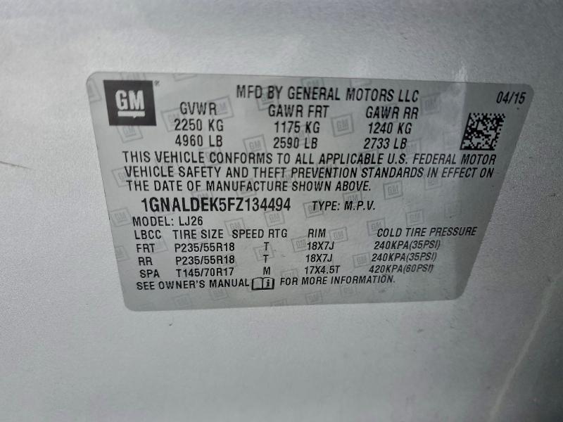 Фото 12 - CHEVROLET EQUINOX