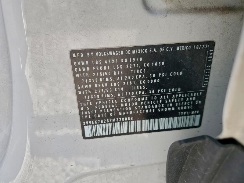 VOLKSWAGEN TAOS SE 2023 VIN 3VVEX7B28PM320068