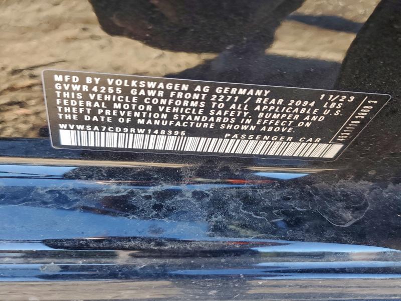 VOLKSWAGEN GTI SE 2024 VIN WVWSA7CD9RW148395