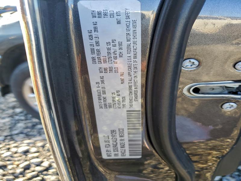 RAM 2500 2020 VIN 3C6UR4CJ4LG191299