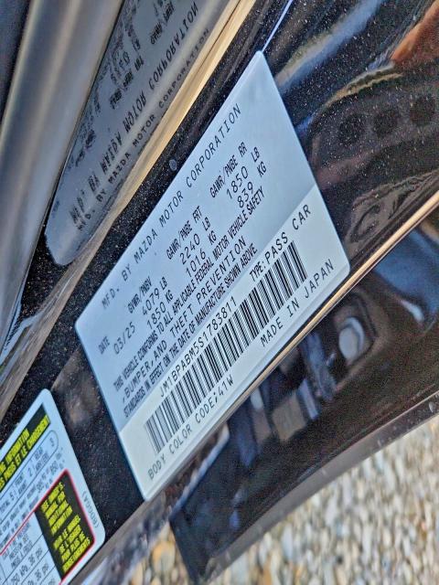 MAZDA 3 SELECT S 2025 VIN JM1BPABM5S1783811