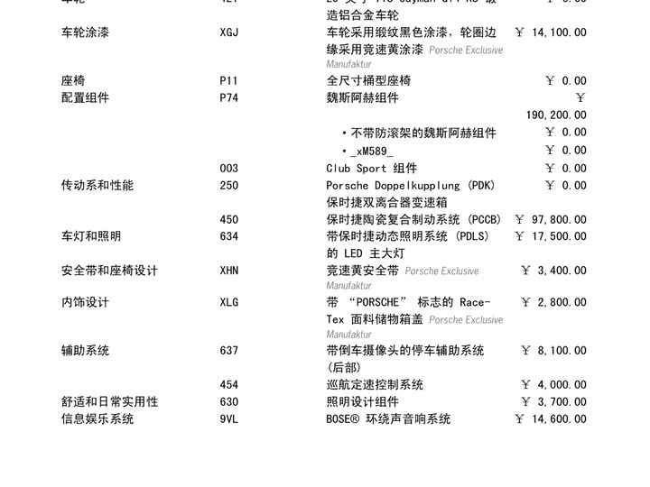 Porsche 718 2022 2022款 Cayman GT4 RS 4.0L