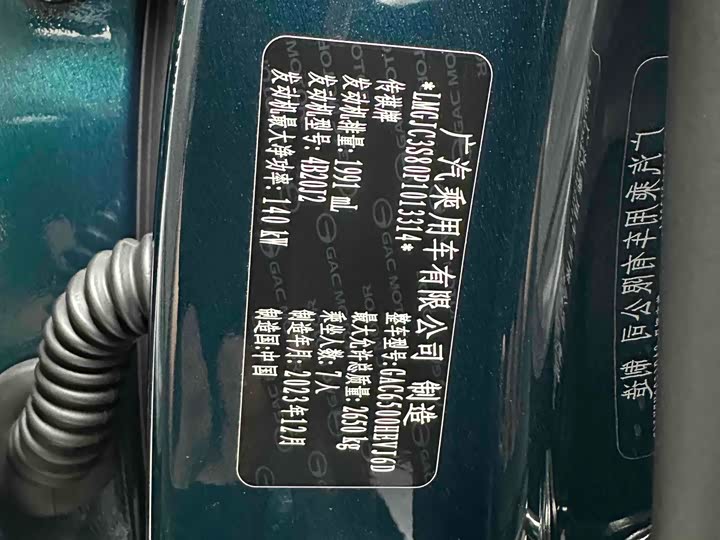 GAC Trumpchi GS8 2024 2024款 双擎系列 2.0TM 四驱尊贵版