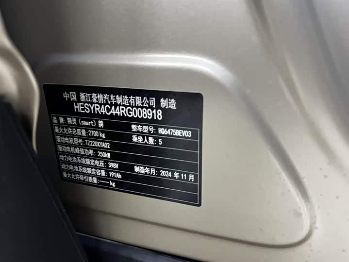 Smart #5 2024 2024款 长续航奇旅 豪华版