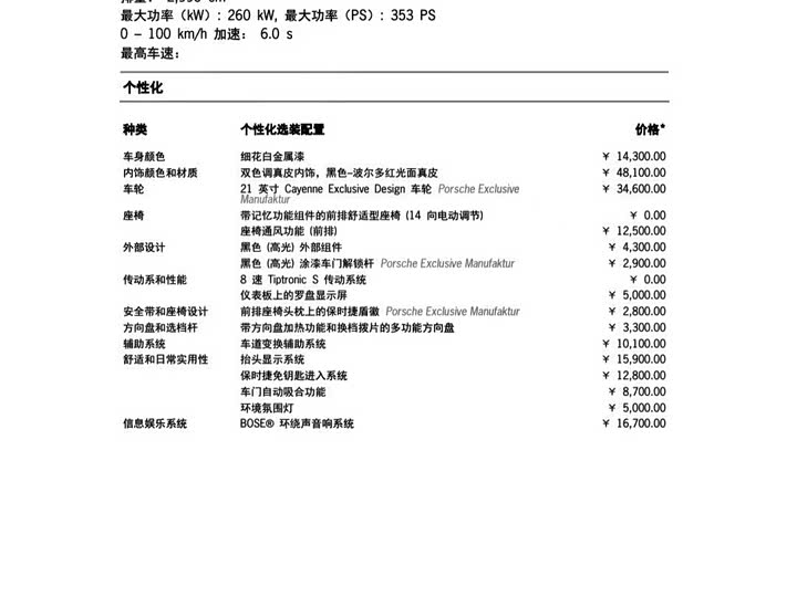 Porsche Cayenne 2024 2024款 Cayenne 3.0T