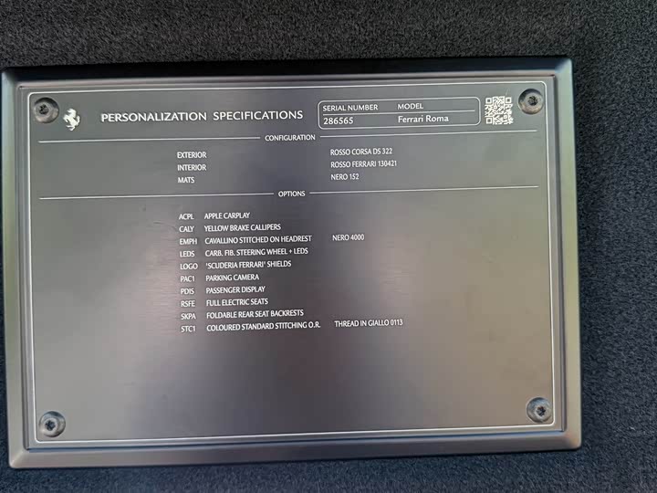 Ferrari Roma 2020 2020款 3.9T V8