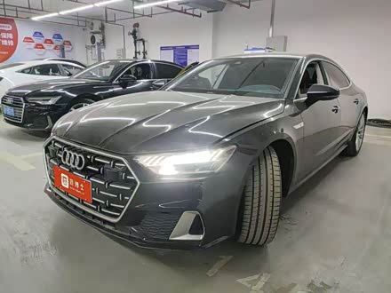 Audi A7L 2024 2024款 45TFSI quattro S-line 见远型 曜黑套装
